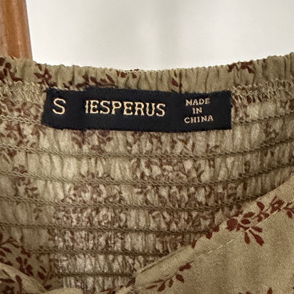 Olive Green Paisley Floral Maxi Dress - Picture 5 of 8